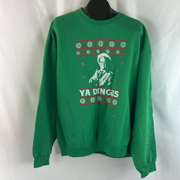 Ya Dingus Mock-ugly-sweater Sweatshirt size XXL - Picture 5 of 8